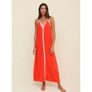 pitusa rainbow crochet maxi dress PITUSA Maxi Dress Pastel Rainbow Crochet Standars M/L/XL $291